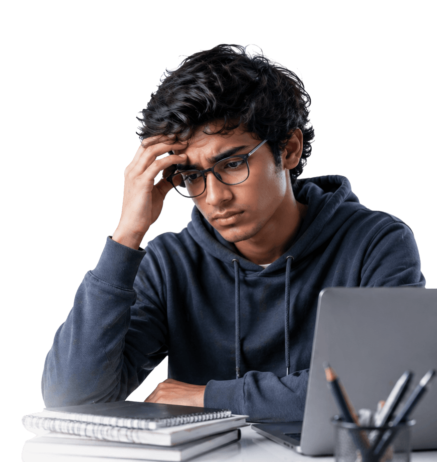 Student thinking about KCET choices
